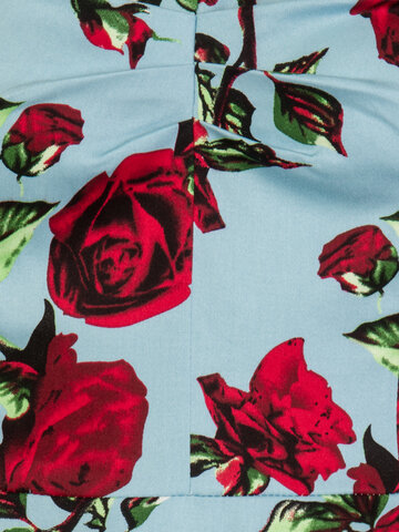 Pre dokonalý a originálny outfit Retro pin up šaty Záhon ruží